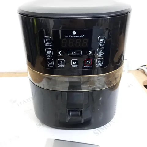 COOK'S ESSENTIALS 4L AIR FRYER - BLACK