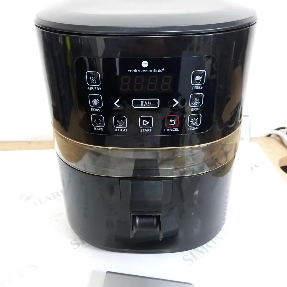 COOK'S ESSENTIALS 4L AIR FRYER - BLACK