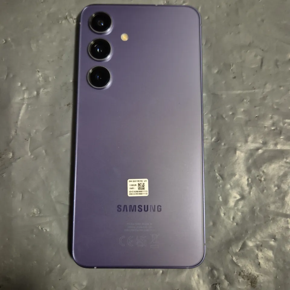 BOXED SAMSUNG GALAXY S24 128GB IN COBALT VIOLET - SM-S921B