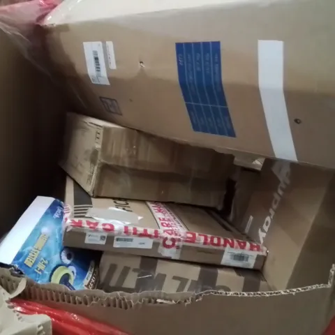 PALLET OF ASSORTED HOUSEHOLD GOODS AND PRODUCTS TO INCLUDE;MATTRESS,SPIN MOP