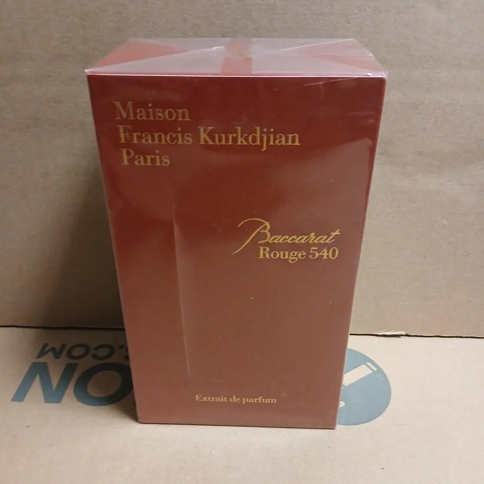 BOXED MAISON FRANCIS KURKDJIAN PARIS BACCARAT ROUGE 540 EXTRAIT DE PARFUM 200ML