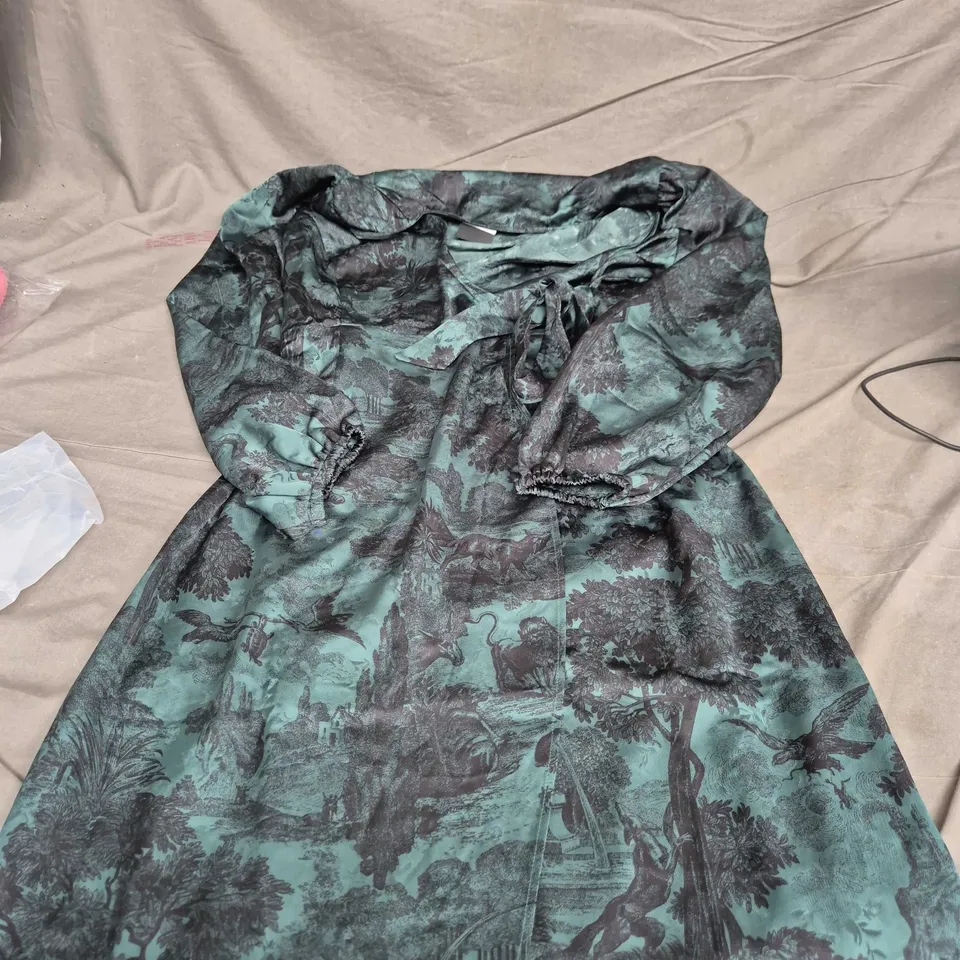 DISTURBIA SOLARA TOILE PRINT MAXI DRESS – UK14