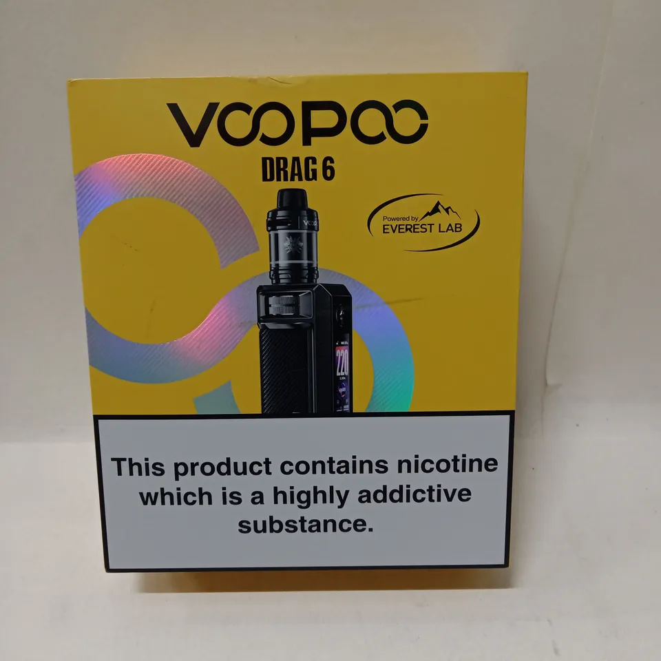 VOOPOO DRAG 6 VAPE KIT – BOXED