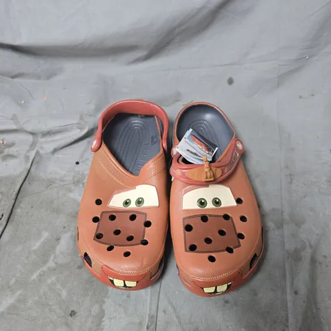 CROCS DISNEY PIXAR "CARS" BROWN SIZE M11 UNBOXED