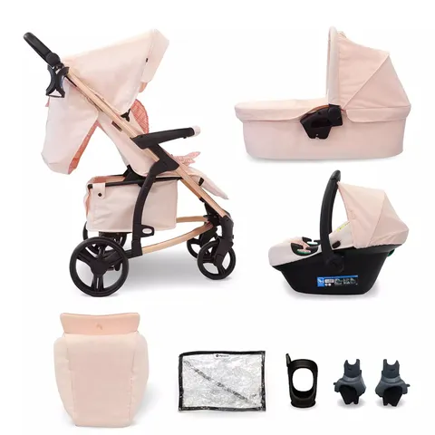 MY BABIIE MB200I TRAVEL SYSTEMS - PINK PLAID