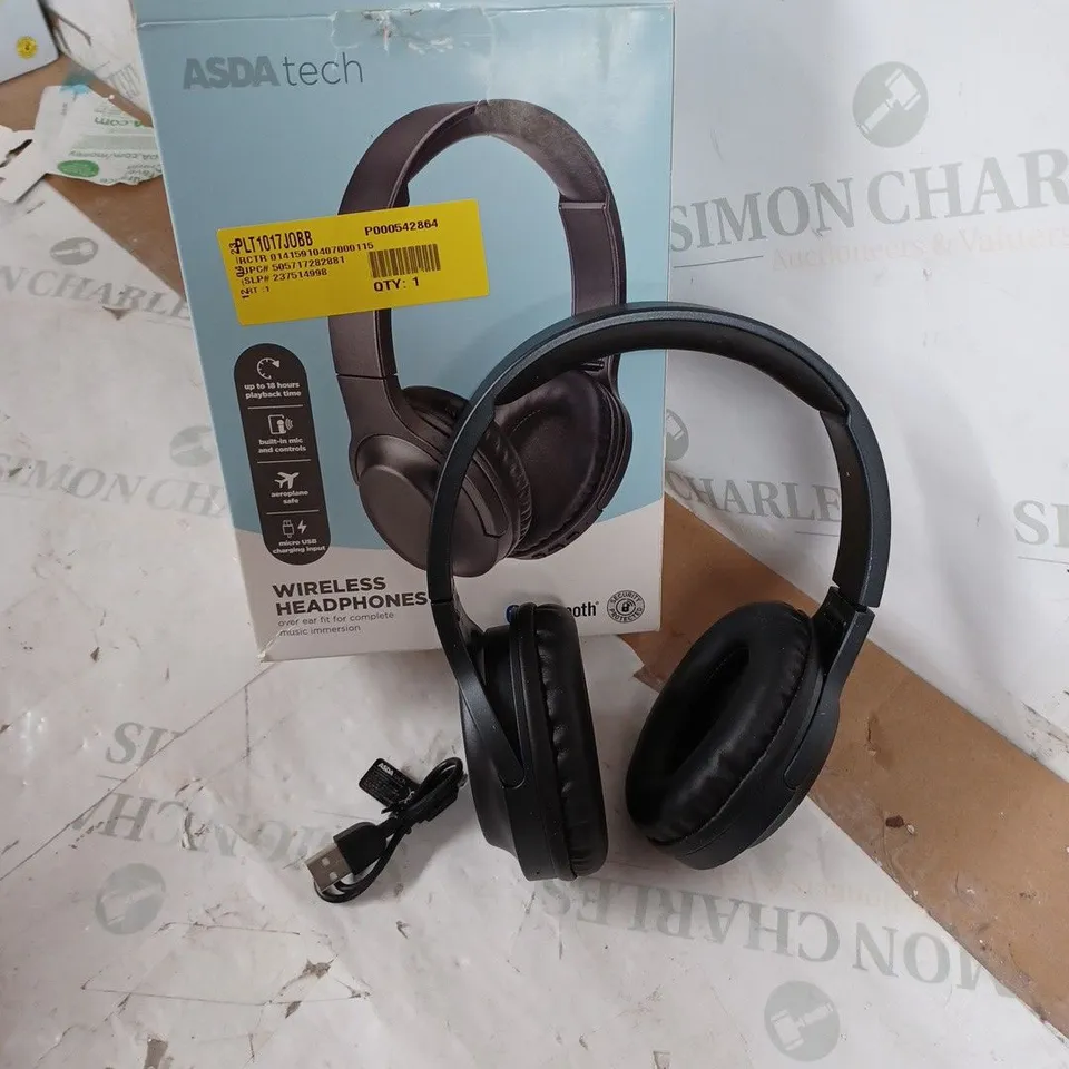 ASDA TECH WIRELESS HEADPHONES