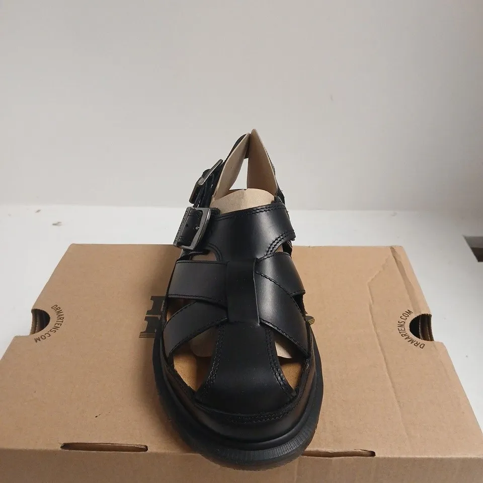 BOXED PAIR OF DR. MARTENS ARCHIVE SANDAL - BLACK, UK 5