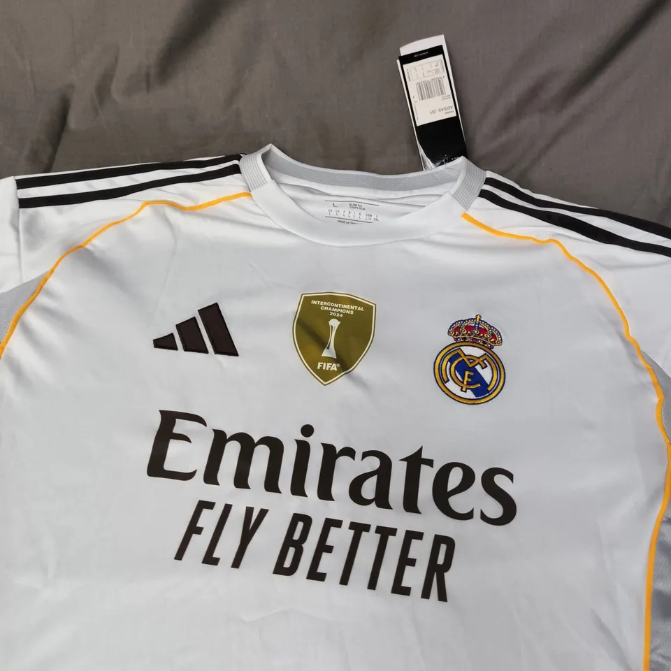 REAL MADRID CF HOME SHIRT – SIZE L