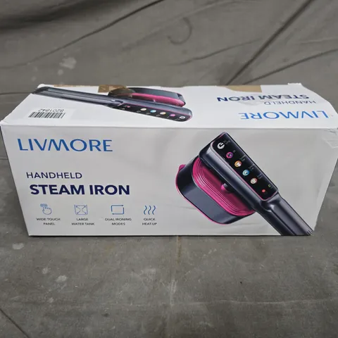 BOXED LIVMORE HANDHELD STEAM IRON