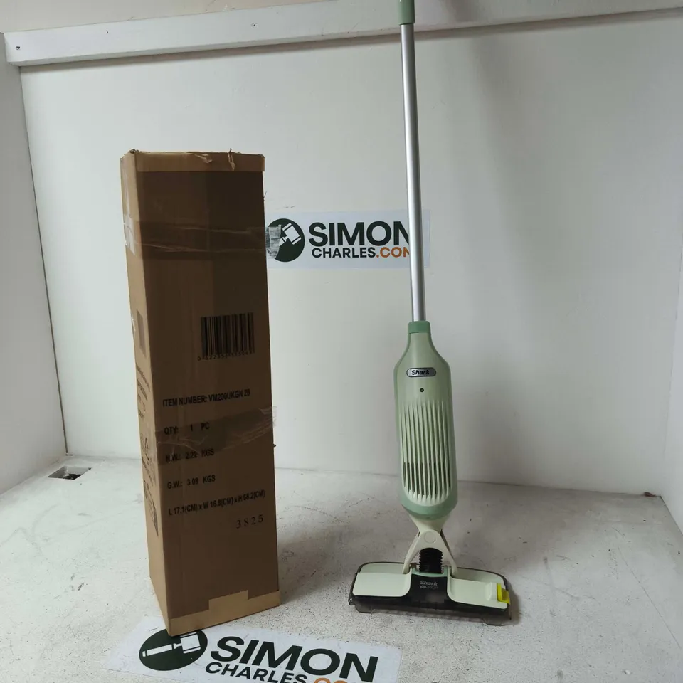SHARK VACMOP CORDLESS FLOOR VACUUM & MOP – MINT GREEN (WITH BOX)