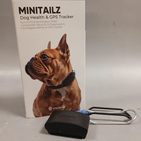 BOXED INVOXIA MINITAILZ DOG HEALTH & GPS TRACKER