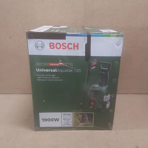 BOXED BOSCH UNIVERSAL AQUATAK 135 1900W PRESSURE WASHER