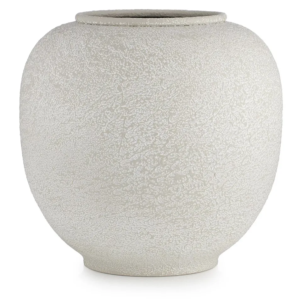 K BY KELLY HOPPEN INDOOR OUTDOOR METAL VASE