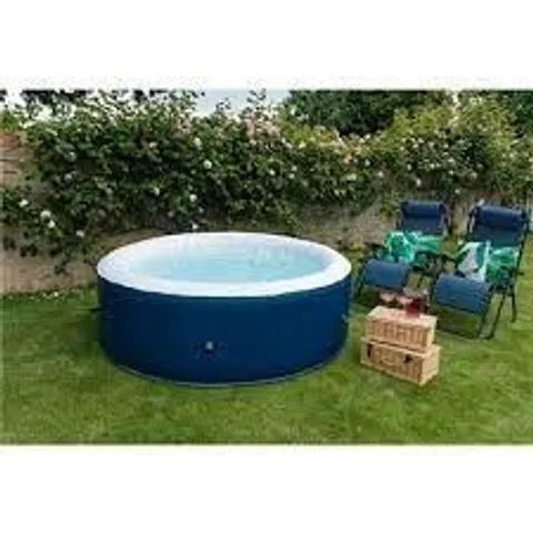 STUDIO 6 PERSON ROUND BLUE SPA HOT TUB