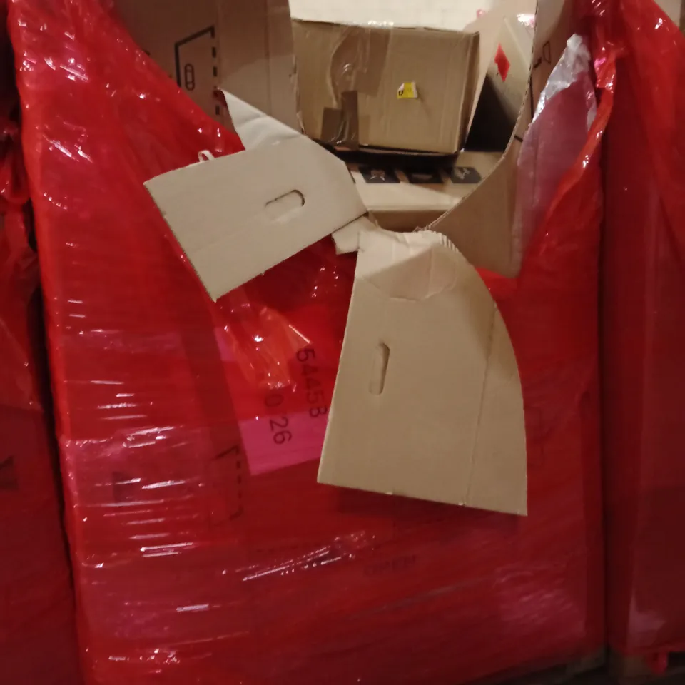 PALLET OF ASSORTED HOUSEHOLD GOODS AND PRODUCTS TO INCLUDE;BABY PLAYPEN,PHOTO FRAME