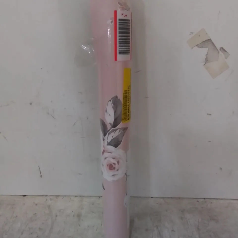 ROLL OF CANTERBURY FLORAL WALLPAPER PINK