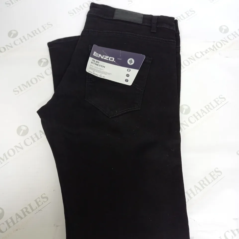 ENZO SLIM STRETCH DENIM JEANS SIZE W34R