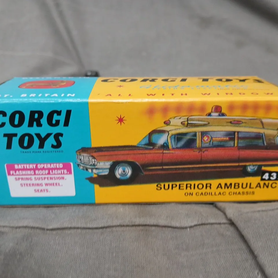 BOXED CORGI TOYS SUPERIOR AMBULANCE - 437