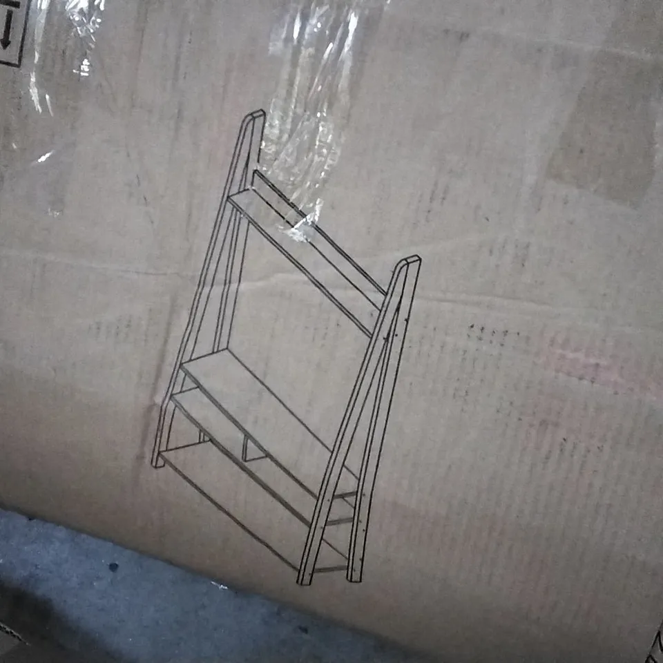 BOXED TIVA LADDER TV UNIT OAK