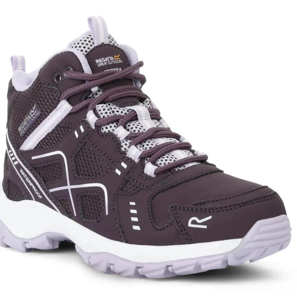 REGATTA VENDEAVOUR BOOT JNR RKF804 DEEP PLUM SIZE 2