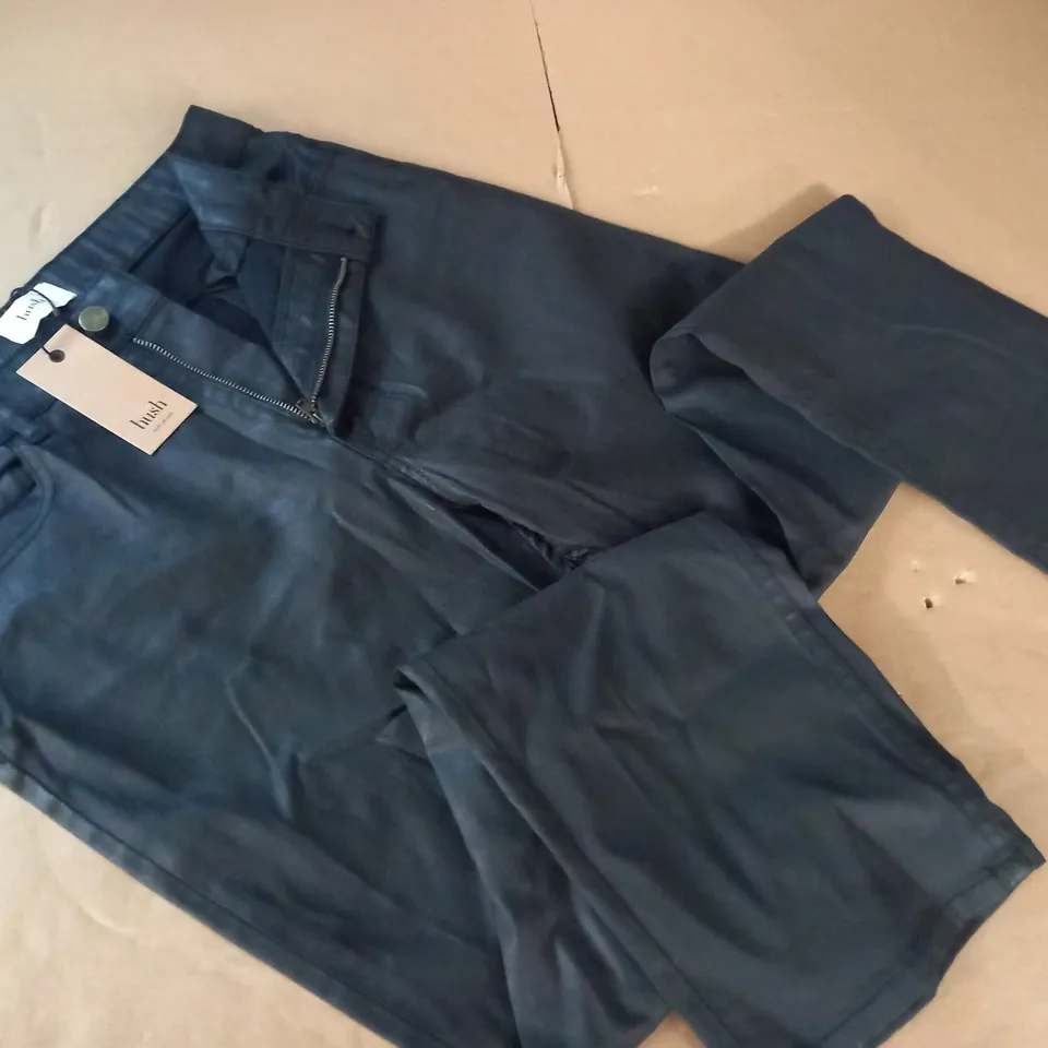 HUSH COATED LENNY JEANS IN BLACK - 12