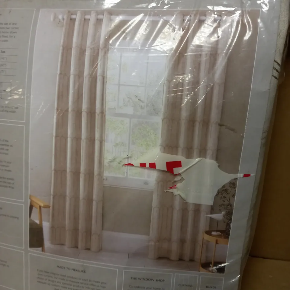 JOHN LEWIS EYELET CURTAINS RIALTO ART DECO FULLY LINED