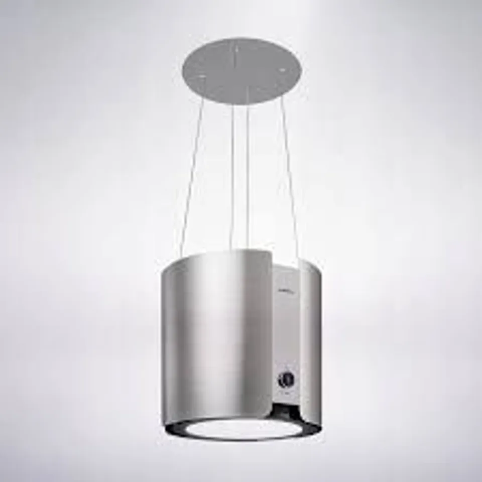 BOXED KLARSTEIN SKYFALL SMART SILVER HANGING ISLAND COOKER HOOD EXTRACTOR FAN 