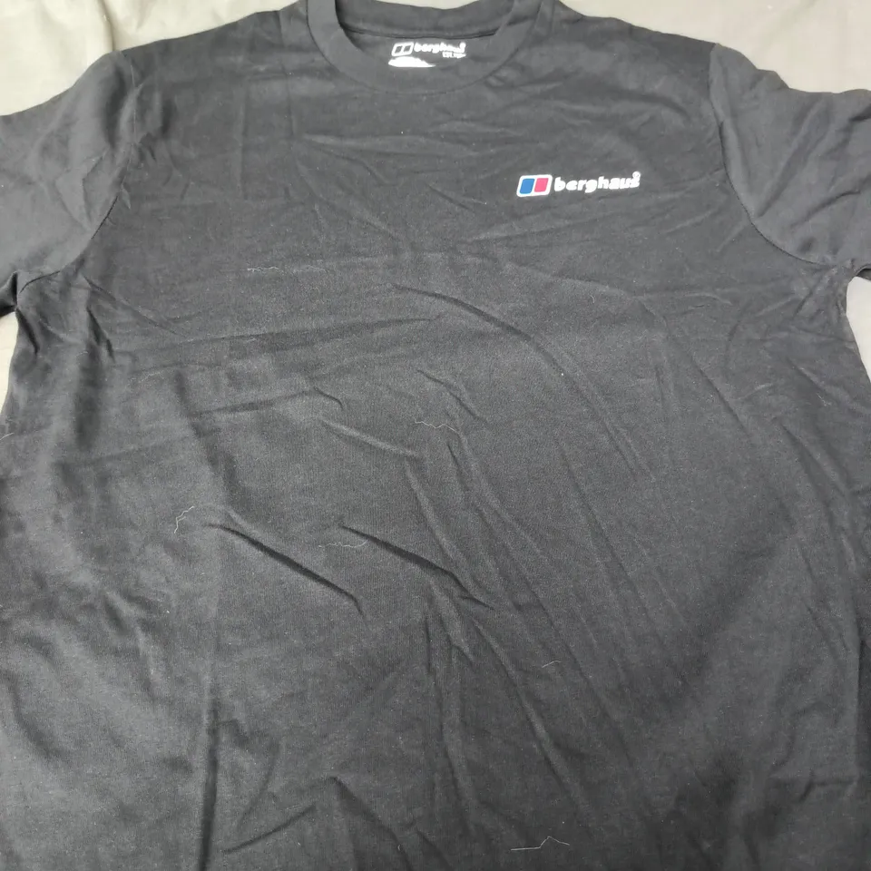 BERGHAUS BLACK T‑SHIRT- SIZE M 