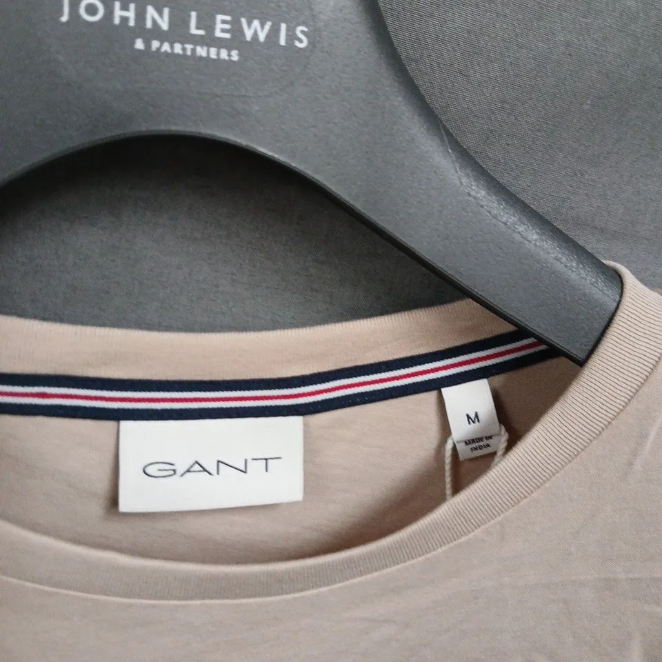 GANT T-SHIRT – BEIGE – UK M
