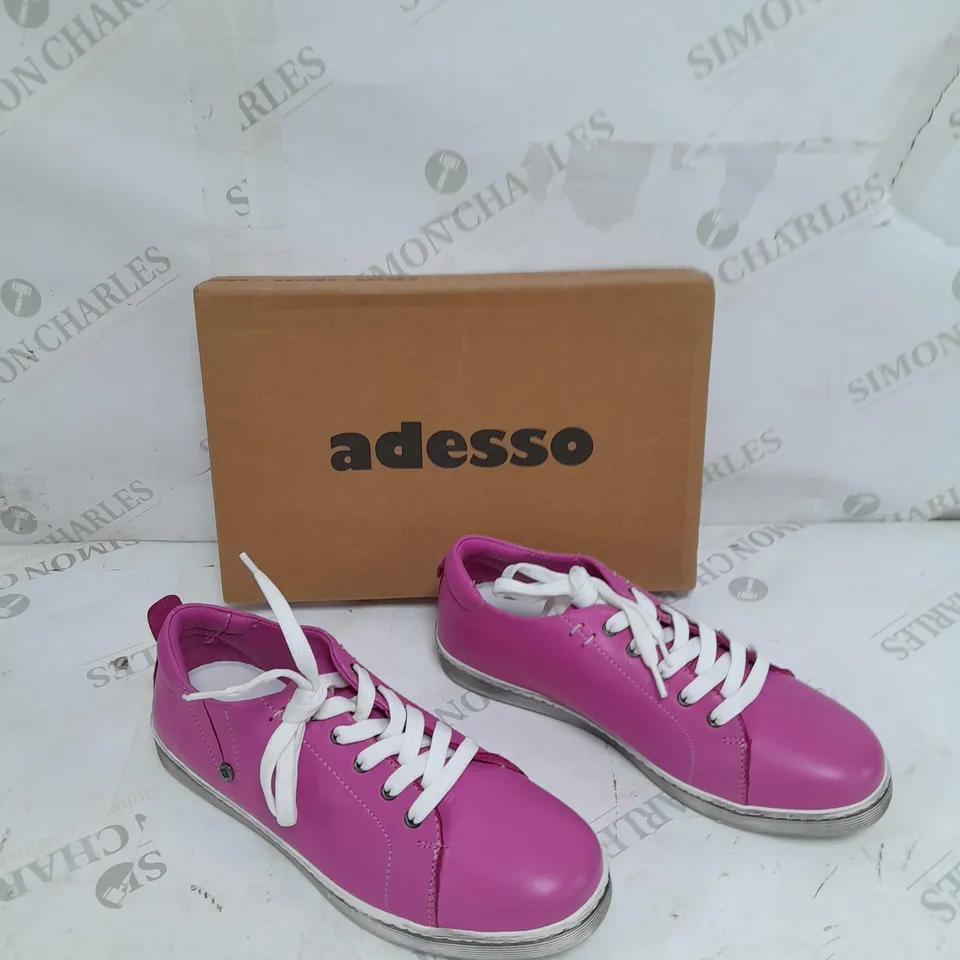 BOXED ADESSO CLAIRE TRAINER FUCHSIA SIZE 6 