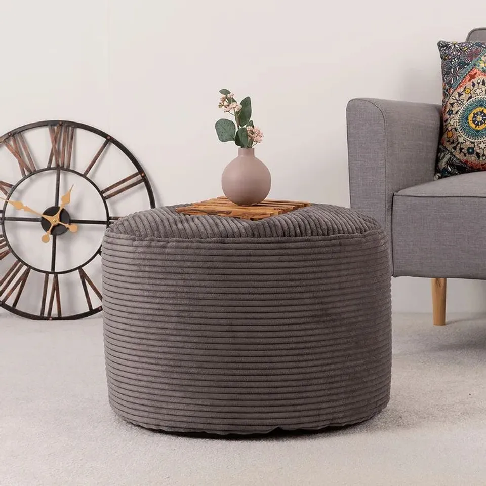 BOXED MAJA 55CM ROUND POUFFE 