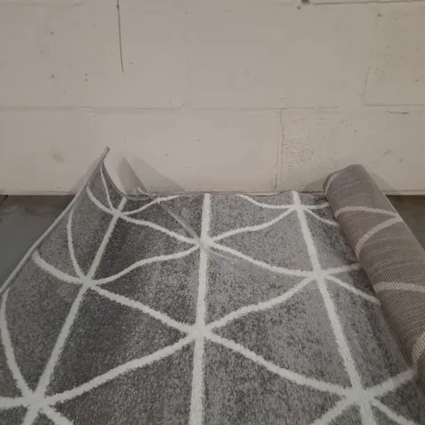 BRAND NEW PACO HOME GREY STELLA SV RUG SIZE 70CM X 140CM