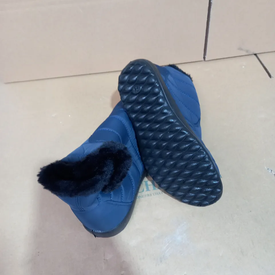 PAIR OF SIZE 39 NAVY FOOTWEAR
