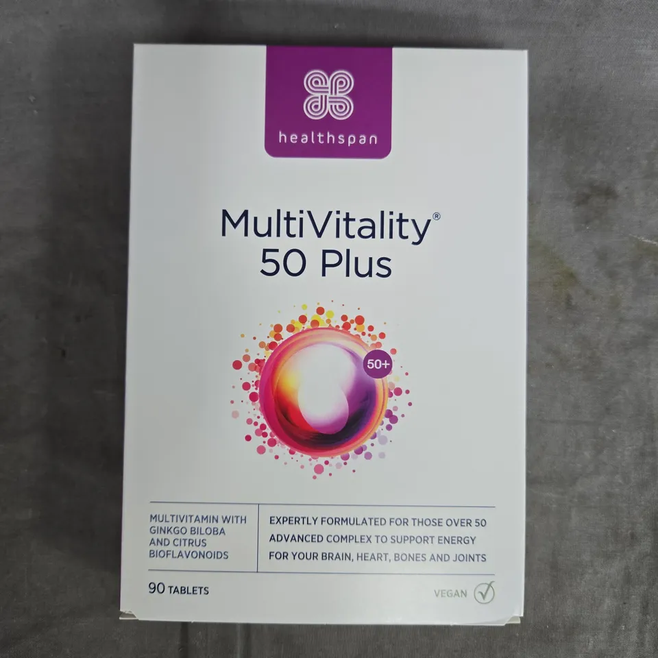 HEALTHSPAN MULTIVITALITY 50 PLUS – 90 TABLETS