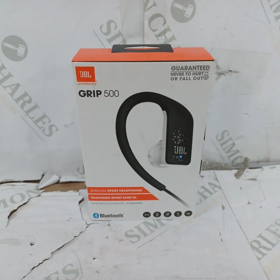 BOXED JBL GRIP 500 WIRELESS SPORT HEADPHONES 