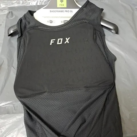 FOX BASEFRAME PRO SL SLEEVELESS GUARD - BLACK - SIZE SMALL