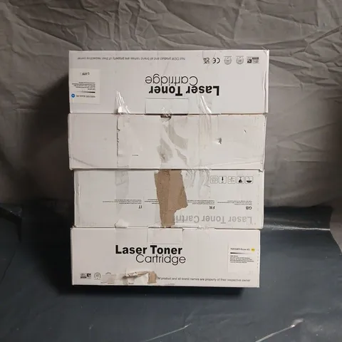 LASER TONER CARTRIDGE PACK (4 X CARTRIDGES) – BOXED 