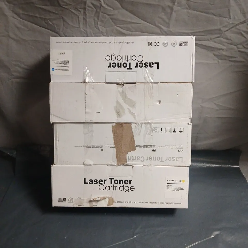 LASER TONER CARTRIDGE PACK (4 X CARTRIDGES) – BOXED 