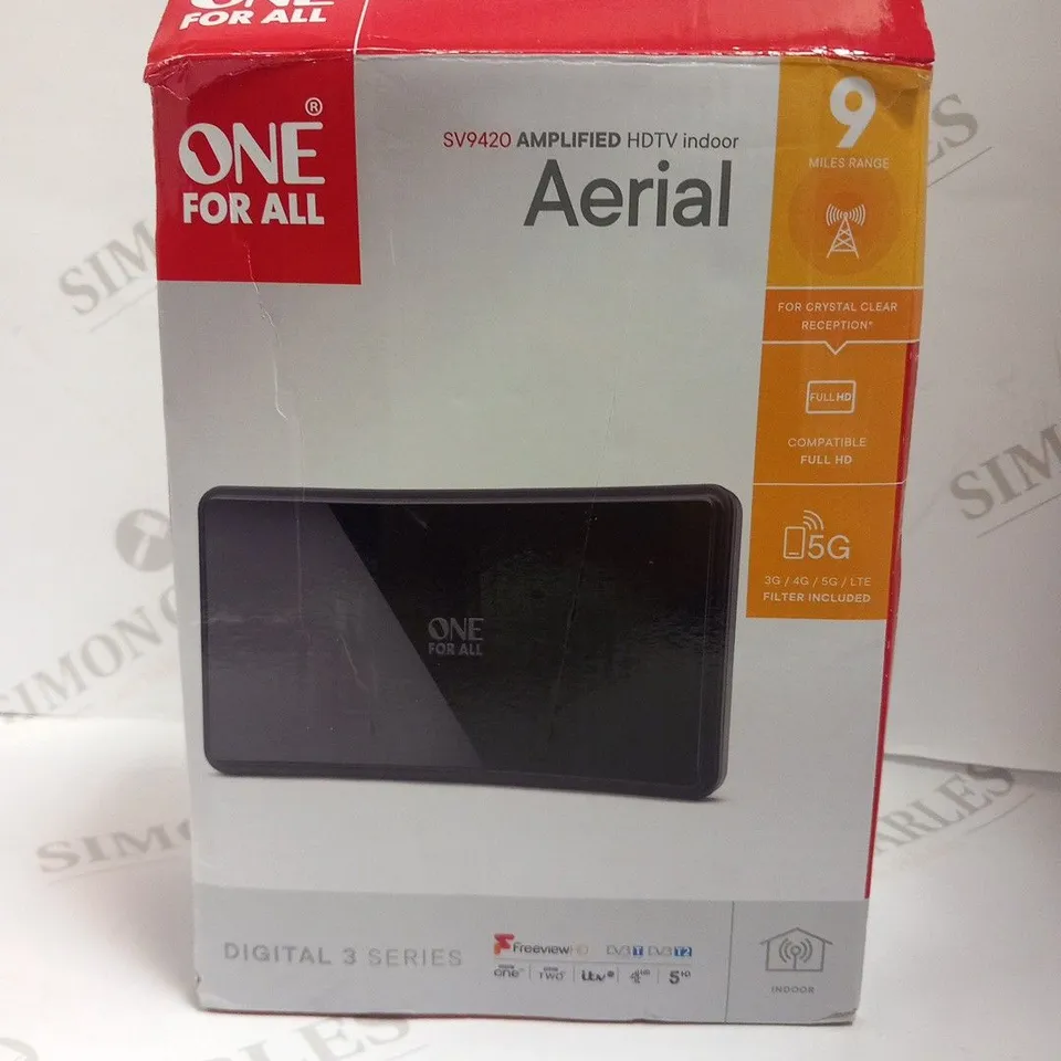 BOXED ONE FOR ALL SV9420 AMPLIFIED HDTC INDOOR AERIAL