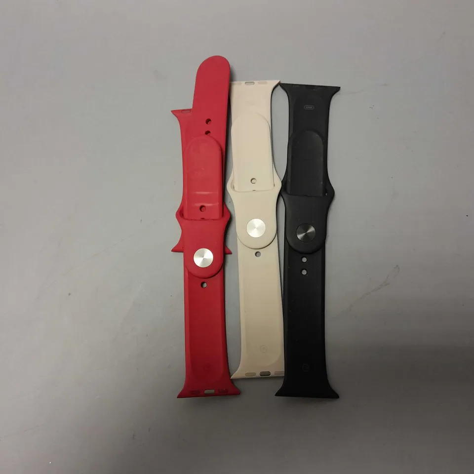 APPROXIMATELY 100 LOOSE SMART WATCH BANDS/STRAPS FOR VARYING MAKES AND MODELS