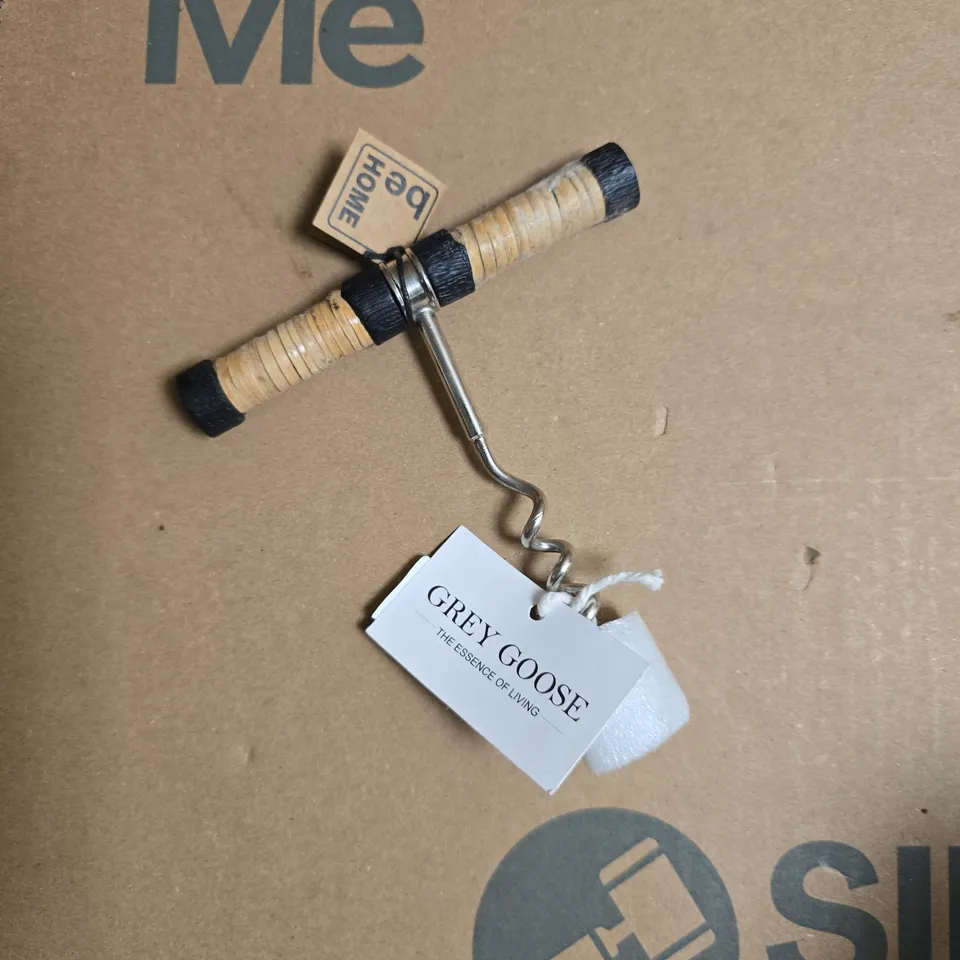 GREY GOOSE RATTAN CORKSCREW 