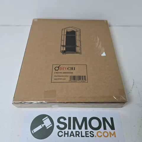BOXED DIVCHI 4 TIER PVC GREENHOUSE