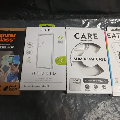 APPROXIMATELY 50 ASSORTED PROTECTIVE SMARTPHONE CASES & SCREENS FOR VARIOUS MODELS 