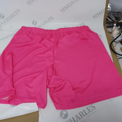 HOT PINK SHORTS SIZE L