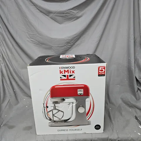 KENWOOD KMIX STAND MIXER – EXPRESS YOURSELF (RED) WITH GLASS BOWL & WHISK