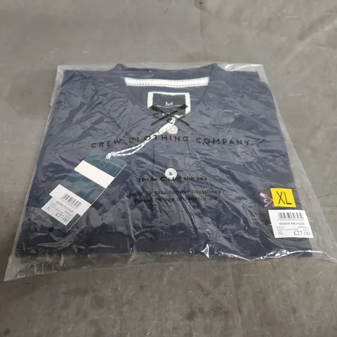 CREW CLOTHING COMPANY NAVY POLO SHIRT XL (MEN)