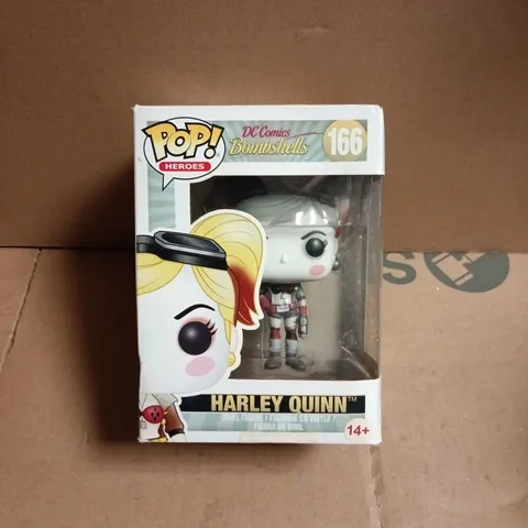 HARLEY QUINN POP! HEROES – DC COMICS BOMBSHELLS VINYL FIGURE, BOXED #166
