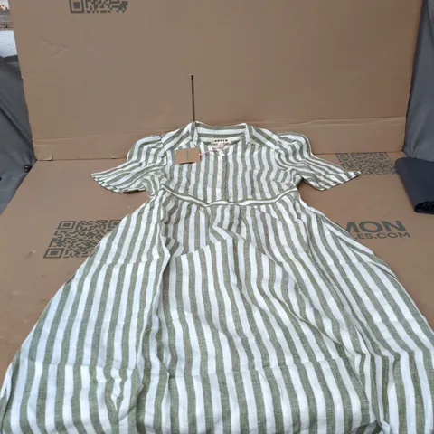 BODEN STRIPED DRESS – WOMEN’S UK 12R (US 8R) – MADE IN VIETNAM