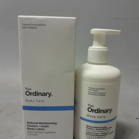 BOXED THE ORDINARY NATURAL MOISTURIZING FACTORS + INSULIN BODY LOTION (240ml)