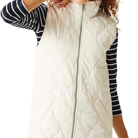 BRAND NEW REGATTA WOMEN'S COURCELLE BODYWARMER IN LIGHT VANILLA SIZE UK 12